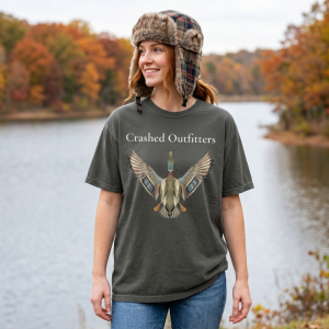 Geometric Mallard Duck T-shirt | Crashed Outfitters