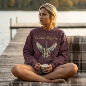 Geometric Mallard Duck sweatshirt | Crashed Outfitters crewneck
