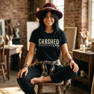 Crashed Outfitters Tee — Vintage Short Sleeve Shirt