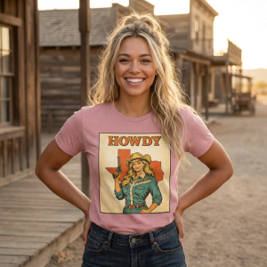 Howdy Cowgirl Tee