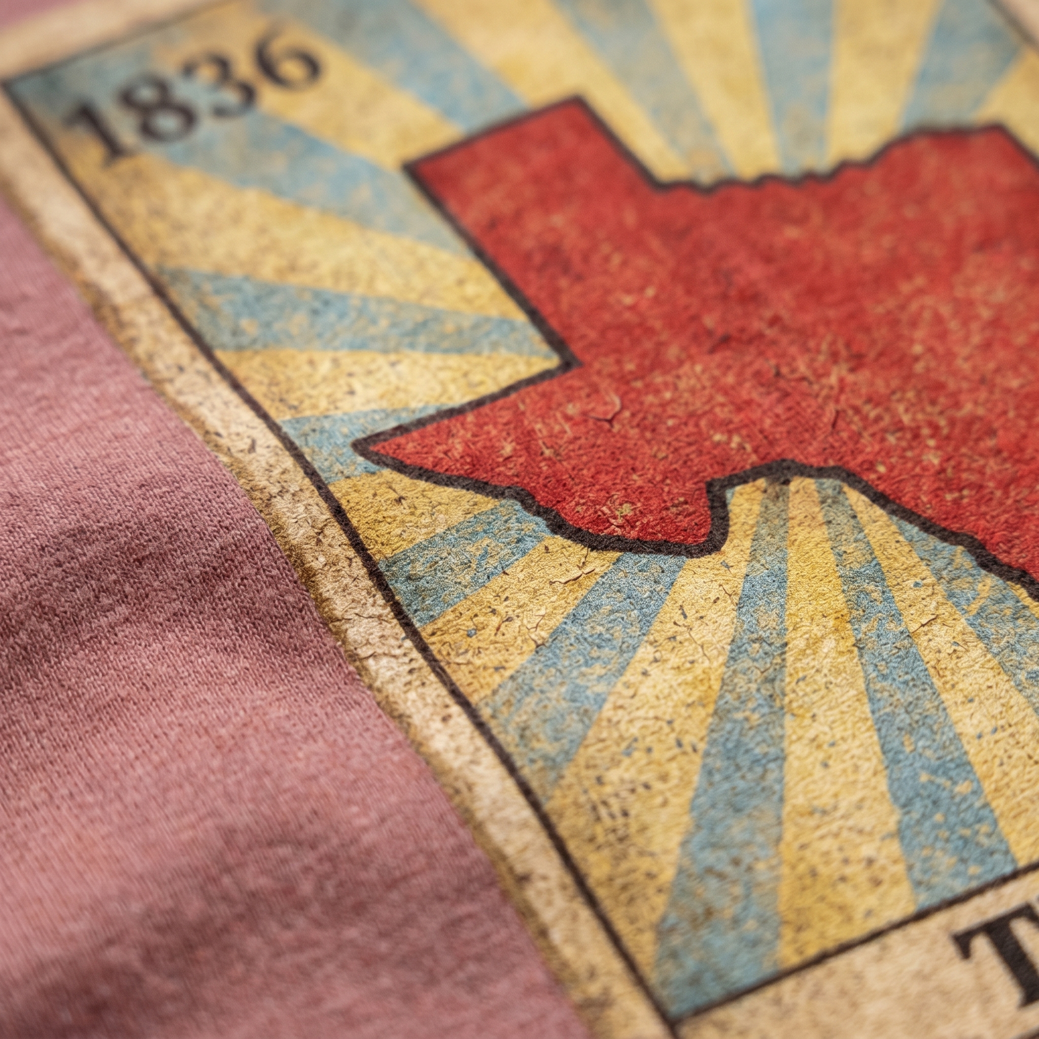 Vintage Loteria Texas Tee | Retro Mexican Bingo Card T-Shirt - Image 7