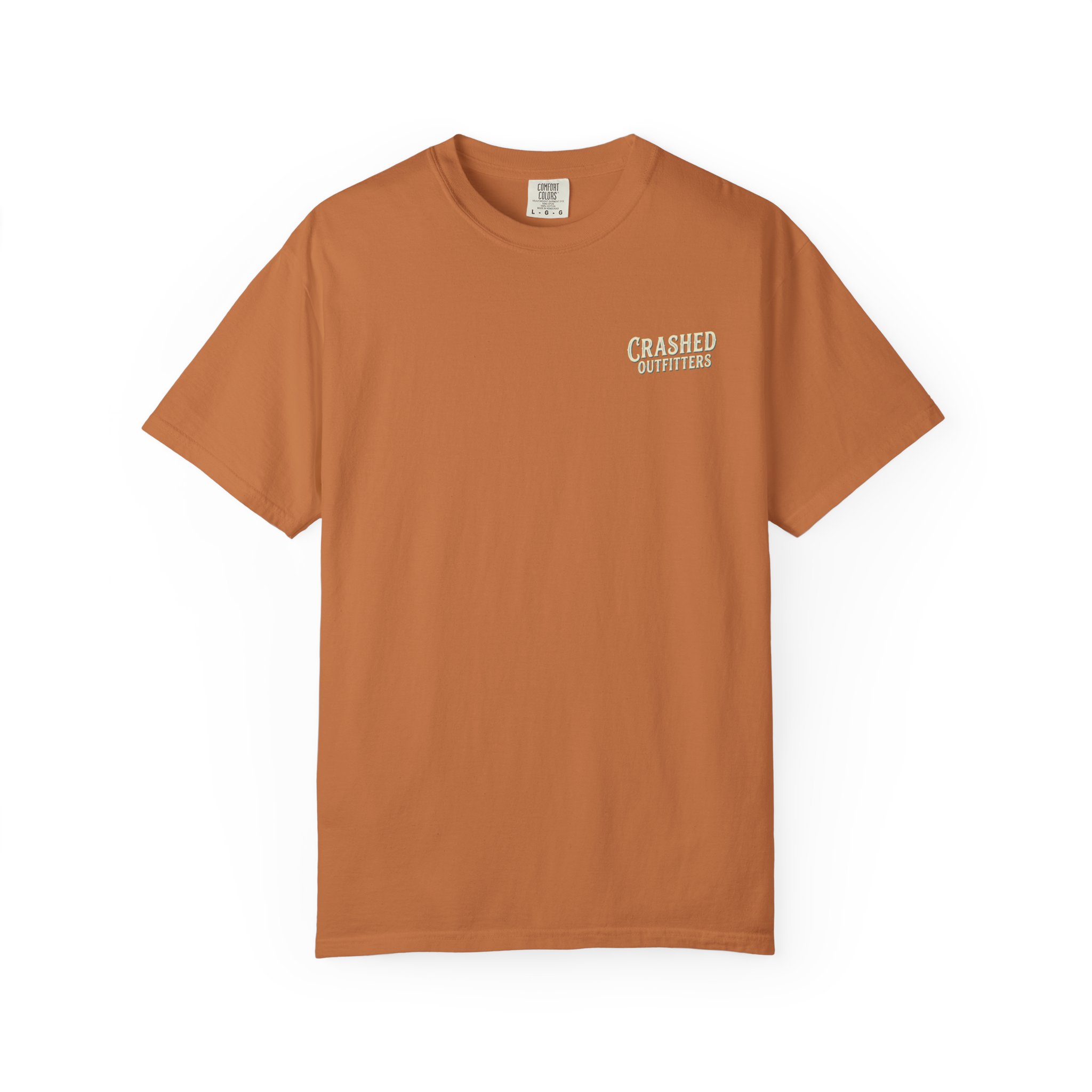 Magnolia Badge Crashed Outfitters T-Shirt | Vintage Floral Logo - Image 7