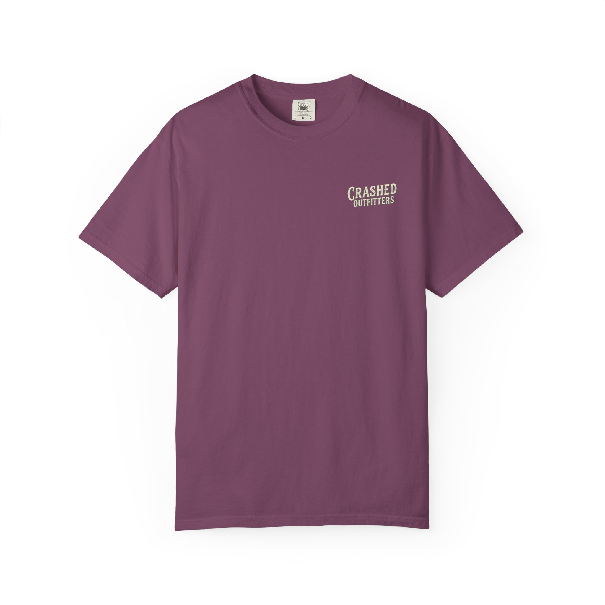 Magnolia Badge Crashed Outfitters T-Shirt | Vintage Floral Logo - Image 9